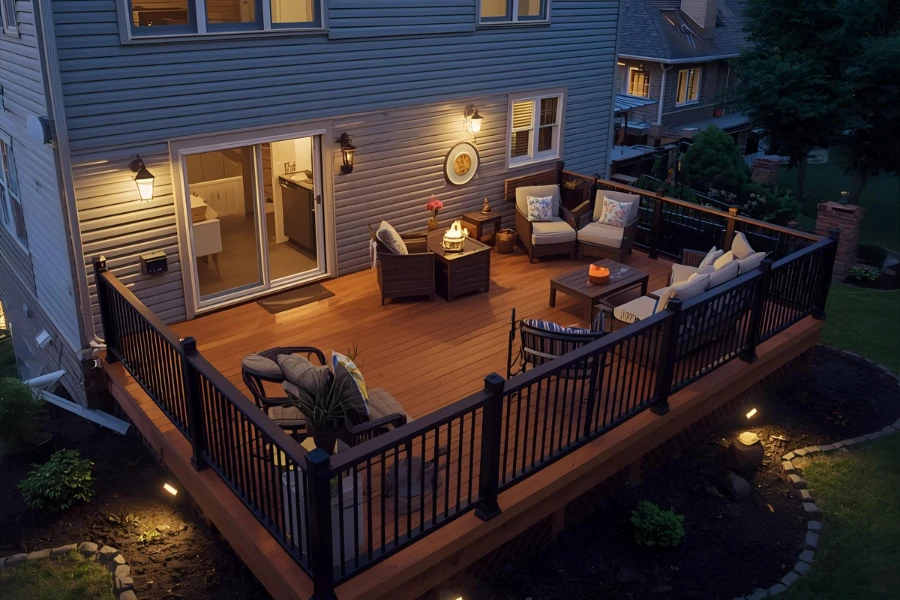 Las Vegas deck building company designing a shaded outdoor retreat with airflow, sun protection, and comfortable backyard use